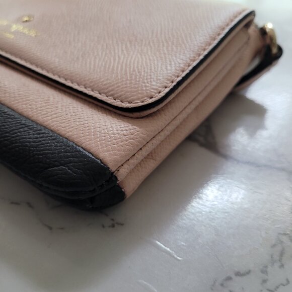 Kate Spade Greene Street Karlee Crossbody PXRU7582 – Punch Pink with Black Trim - Picture 5 of 8